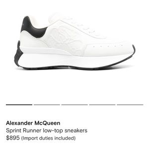 McQueen Sprint Sneakers